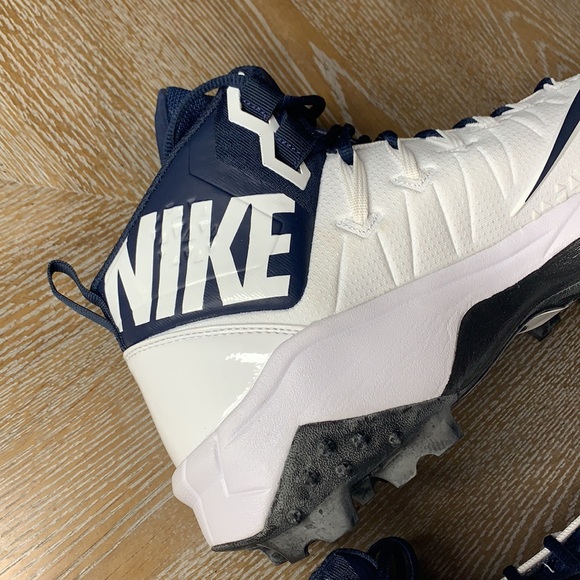 NIKE Navy Force Savage Pro Shark Football Cleats 16 - Picture 3 of 12